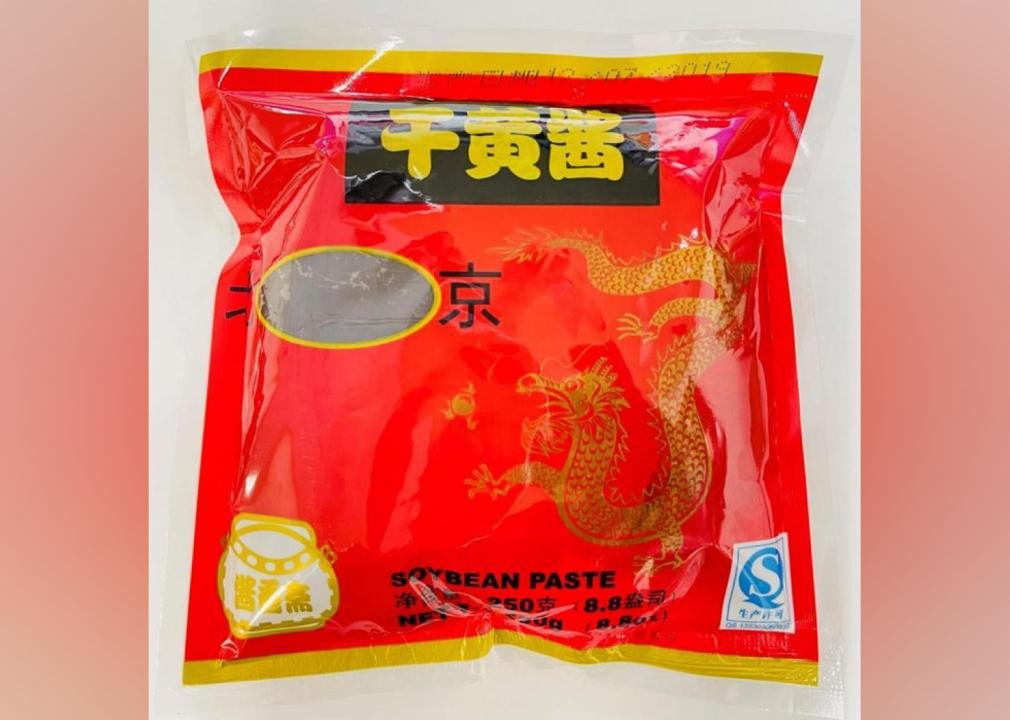 A package of soybean paste. 